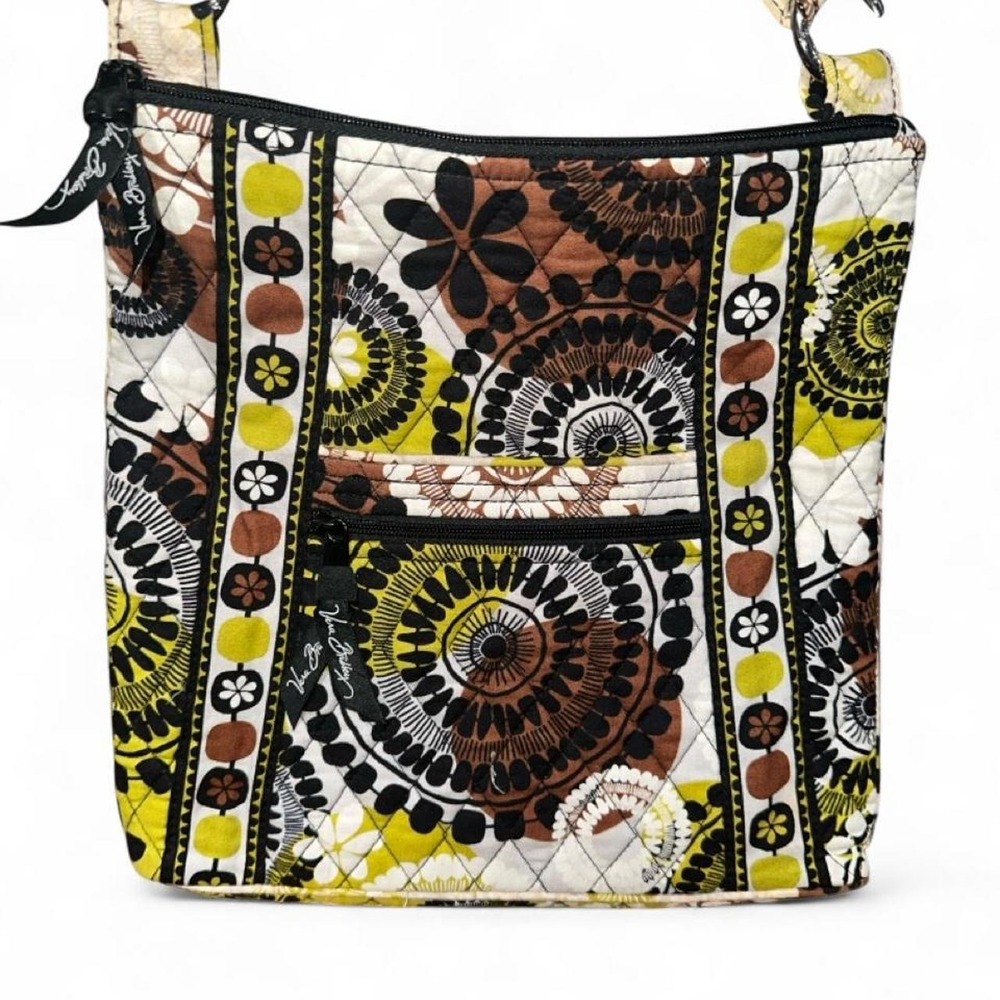 Vera Bradley Hipster Crossbody Bag in the Cocoa Moss pattern